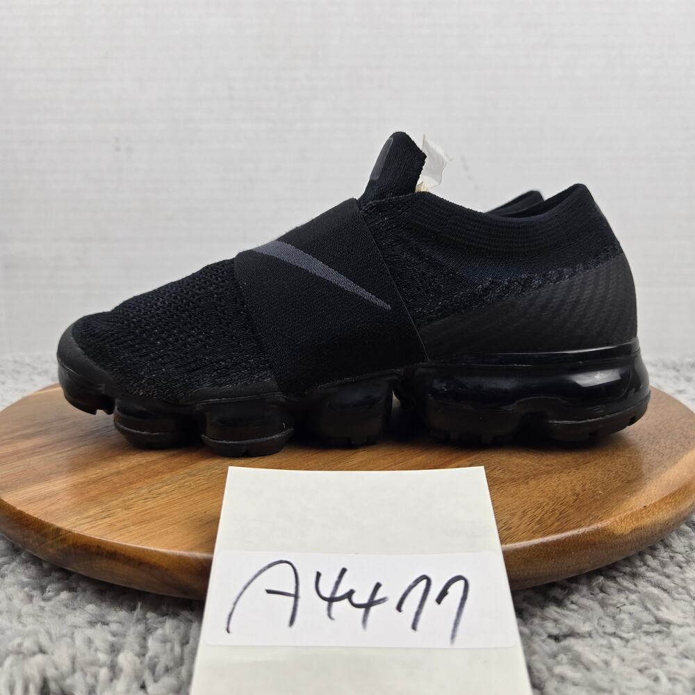 Nike Women 8 Air Vapormax Moc Triple Black Gym Daily Casual Sneaker AA4155-004